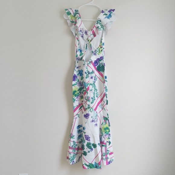 ASOS Ruffle Bodycon Dress Size 4 - Picture 7 of 8